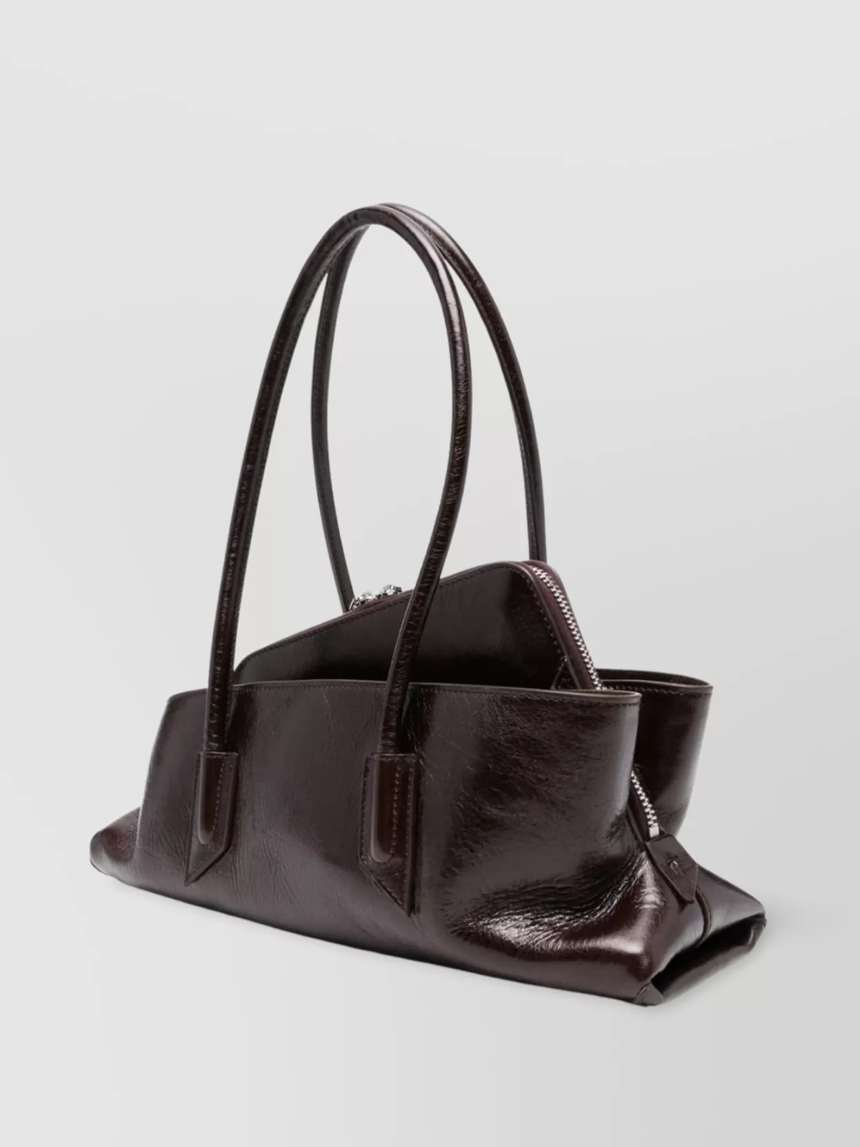 The Attico Structured Double Handle Bag