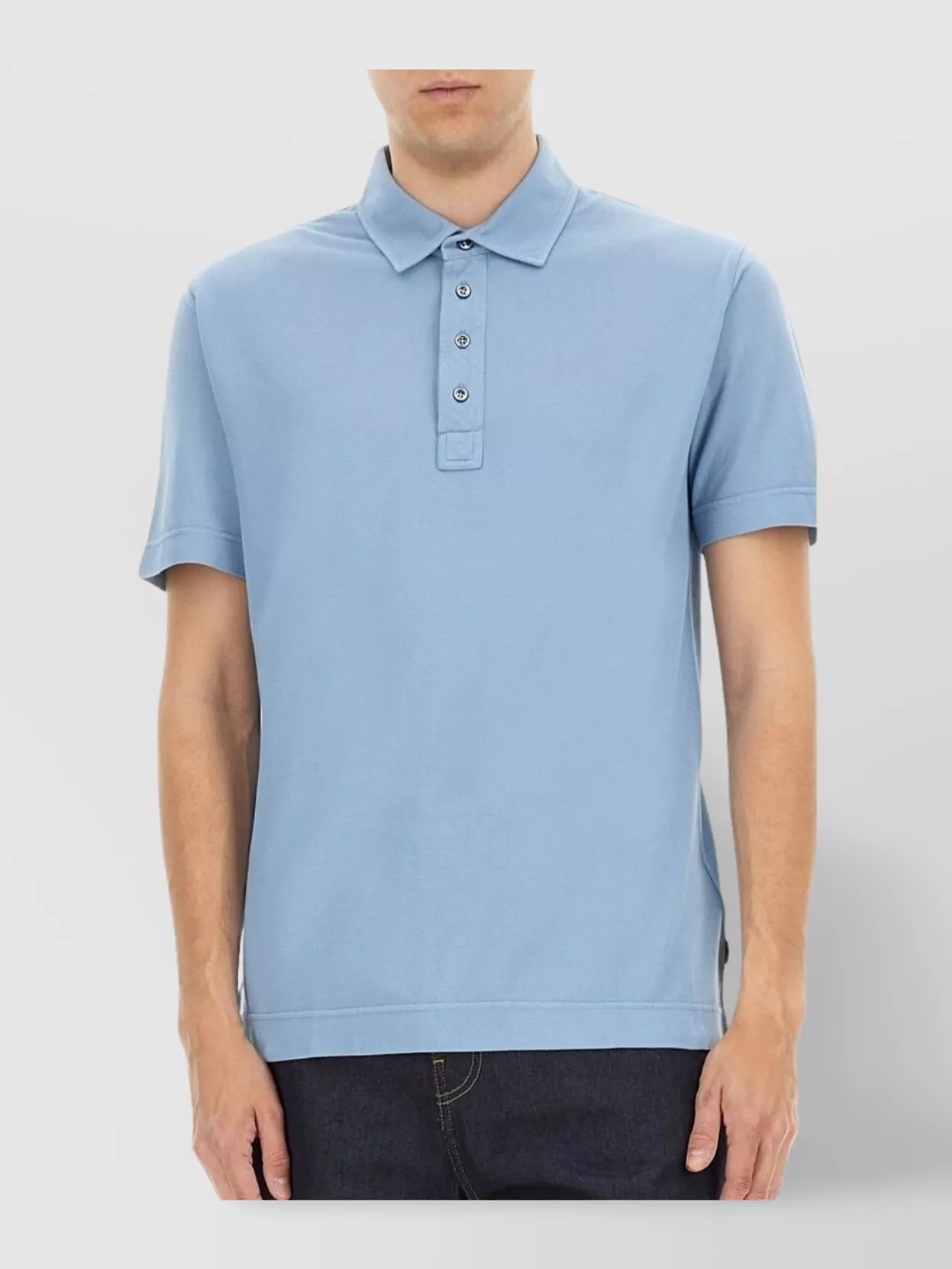 Hugo Boss Boss Camel Breathable Cotton Polo With Buttoned Placket
