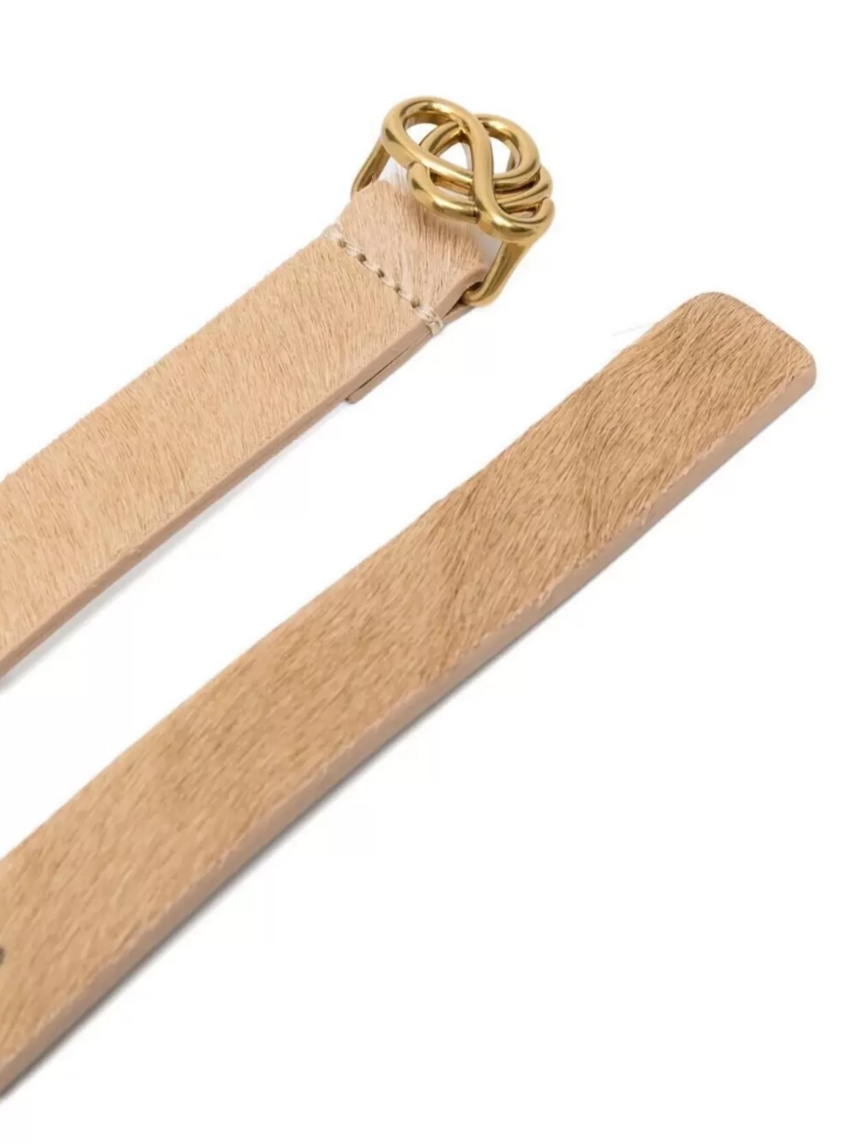 By Malene Birger Textured Belt With Adjustable Length And Buckle