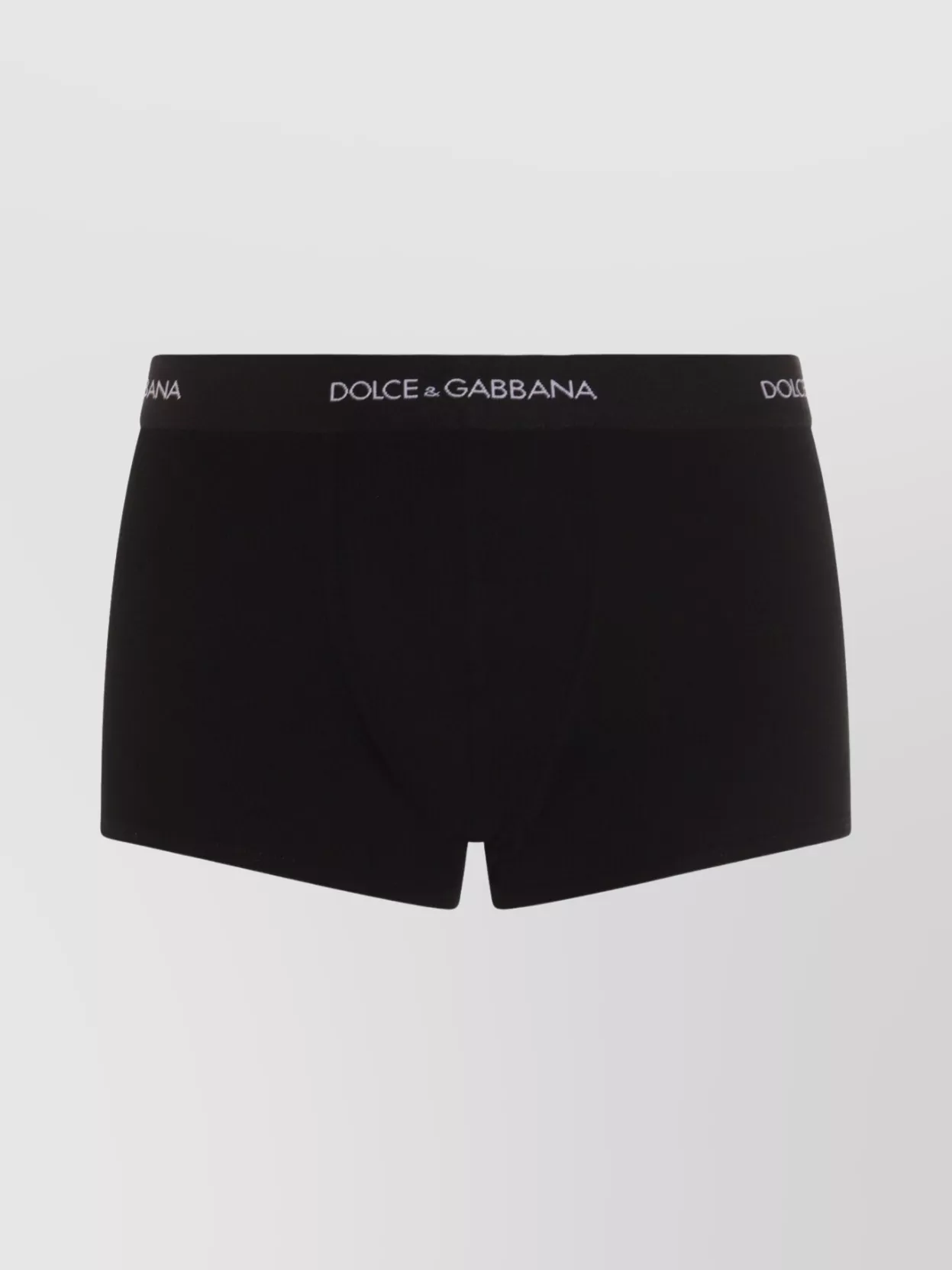 Dolce & Gabbana Elastic Waistband Underwear For Comfort In Black