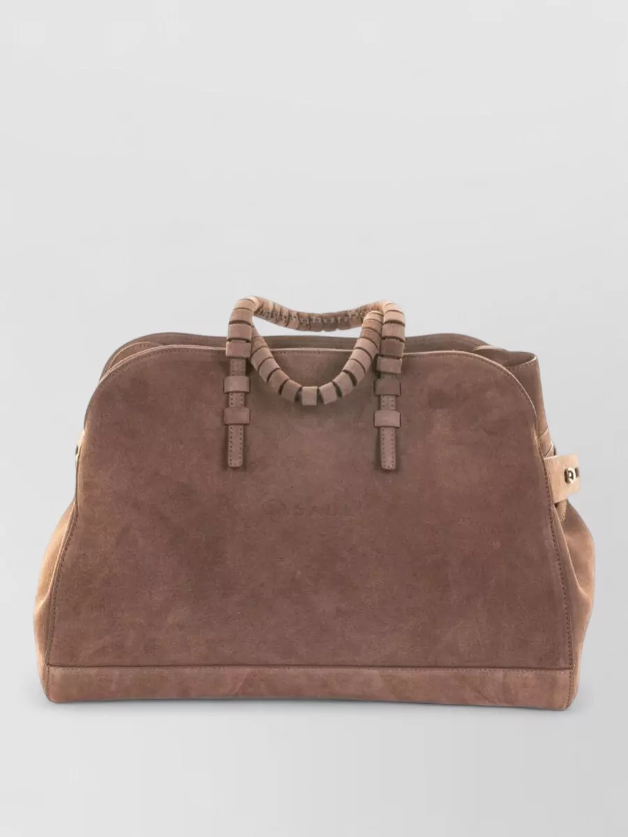 Casadei calf leather shoulder bag