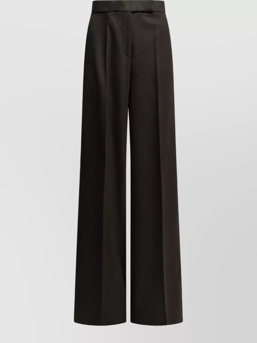 Max Mara camel hair wide-leg trousers