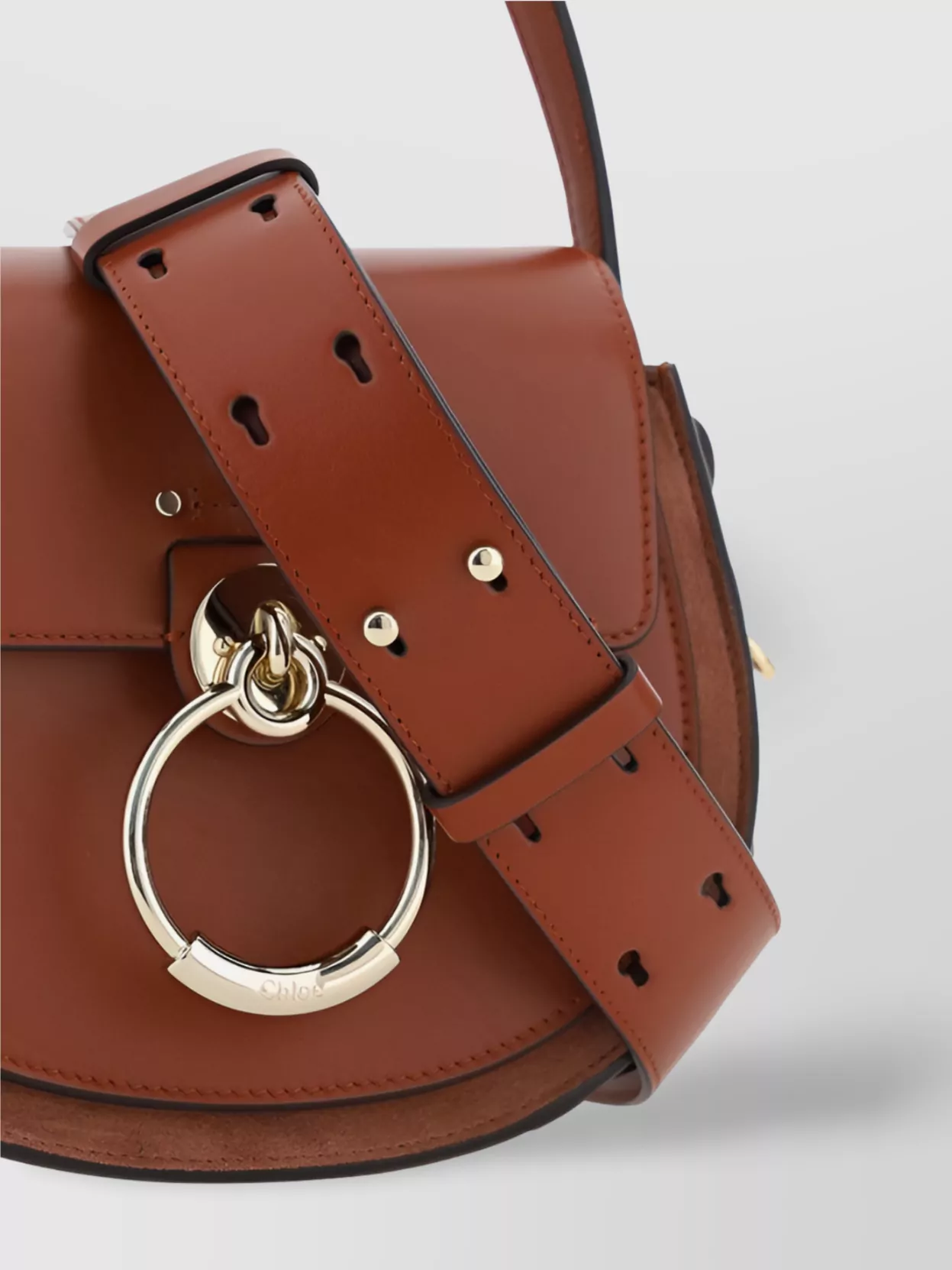 Chloé Round Calfskin Shoulder Bag