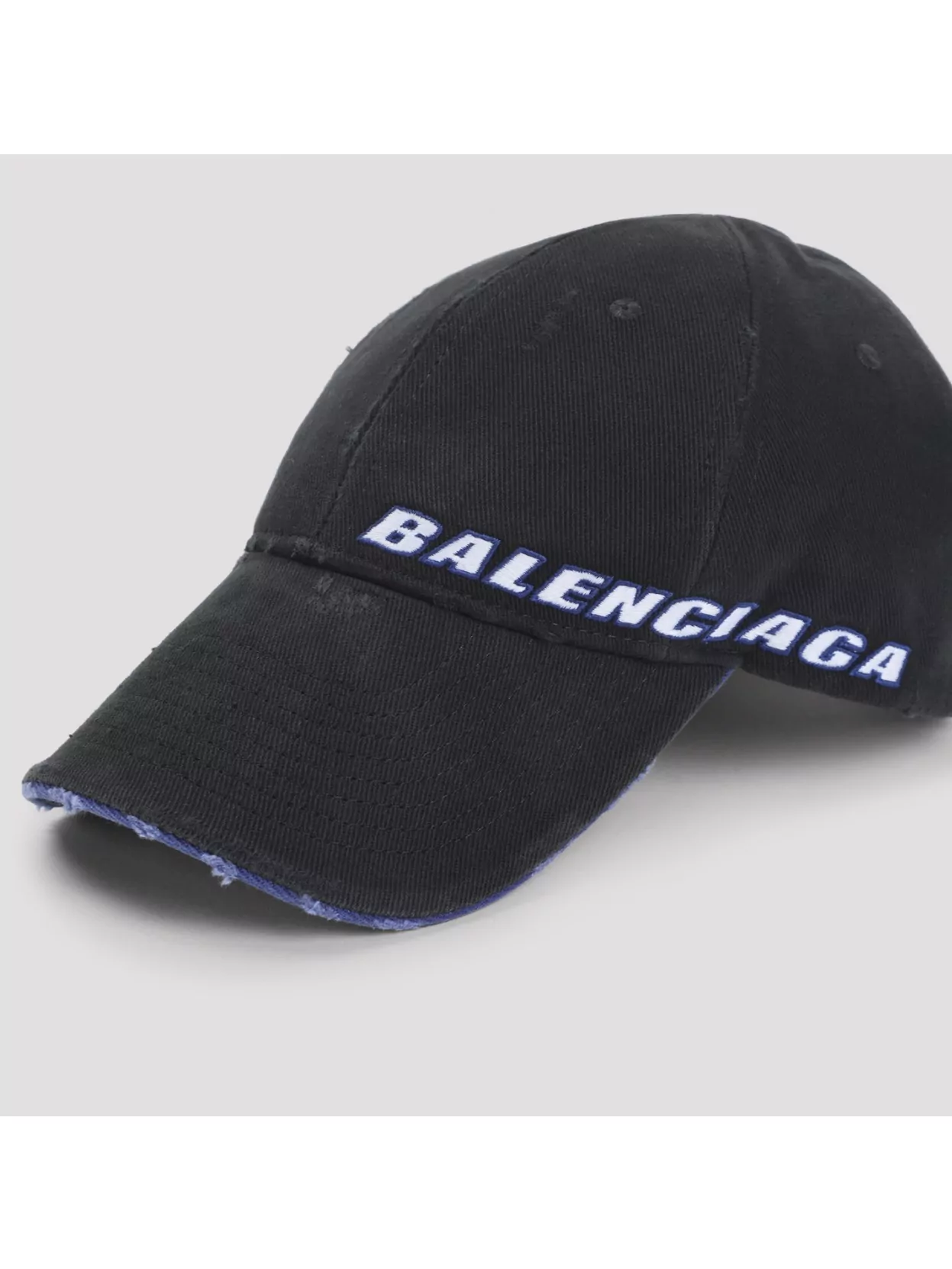 Balenciaga Cotton Cap Distressed Detailing