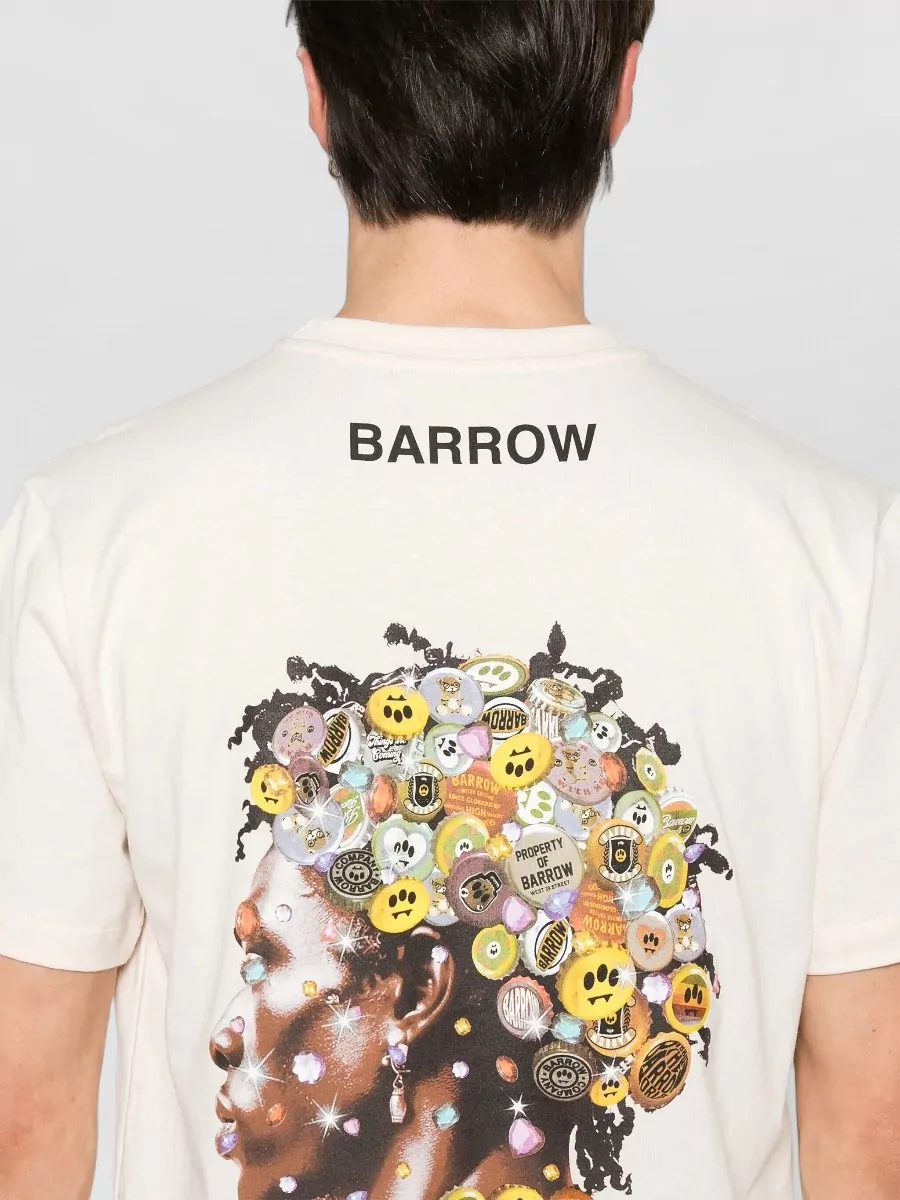 Barrow Cotton Logo Print T-Shirt