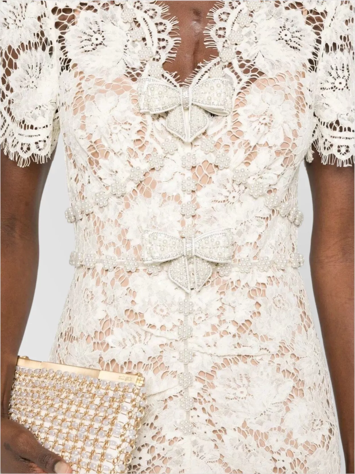 Self-portrait Women's Fine Lace Midi Dress