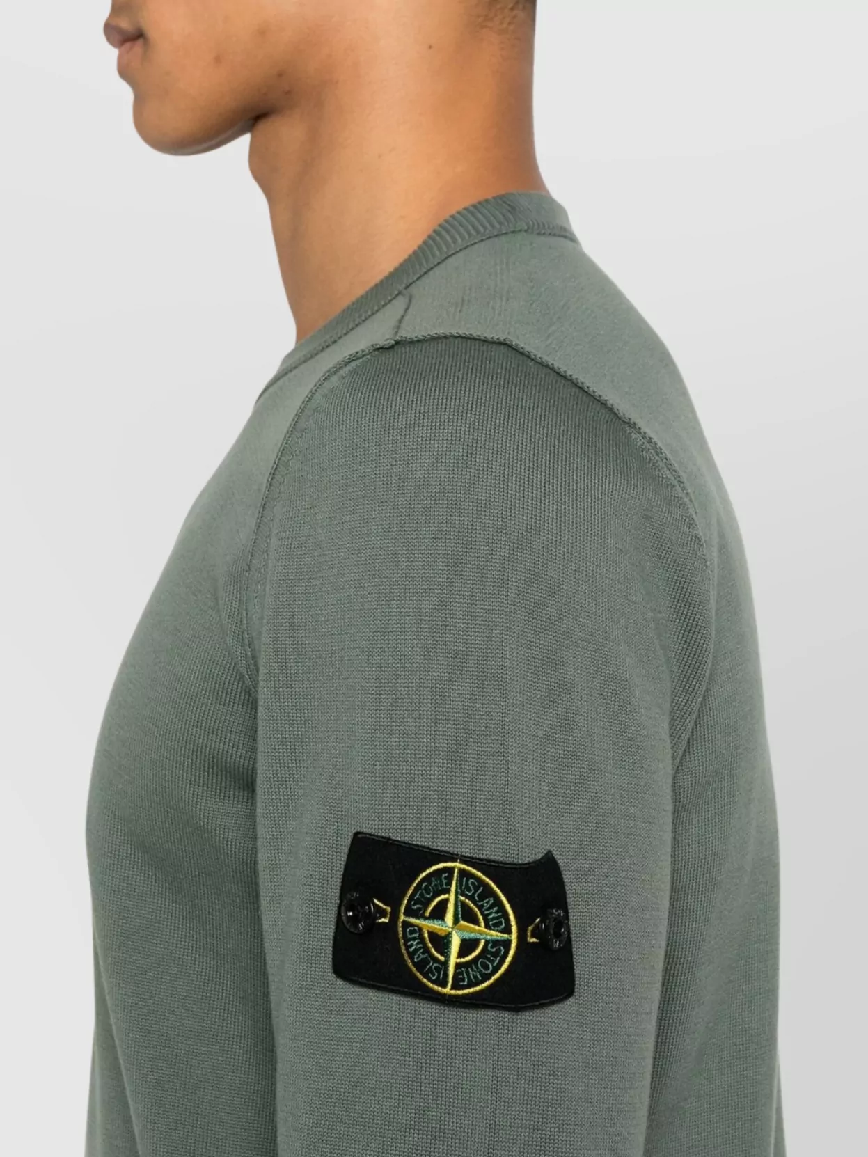 Stone Island Crew Neck Sweater Badge