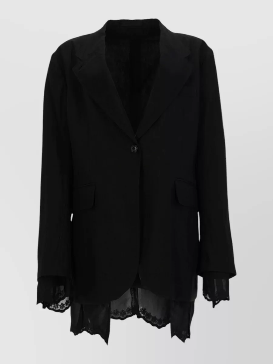 Our Legacy linen reversible single breasted blazer