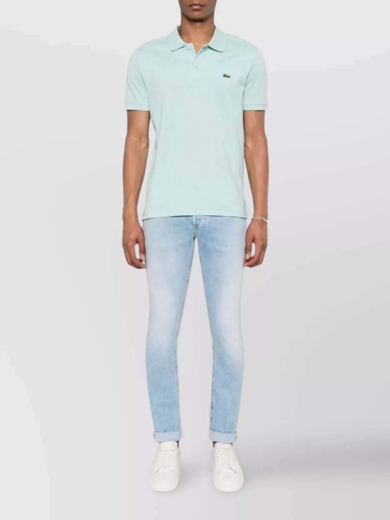 Dondup George Belt Loops Five-pocket Trousers In Blue