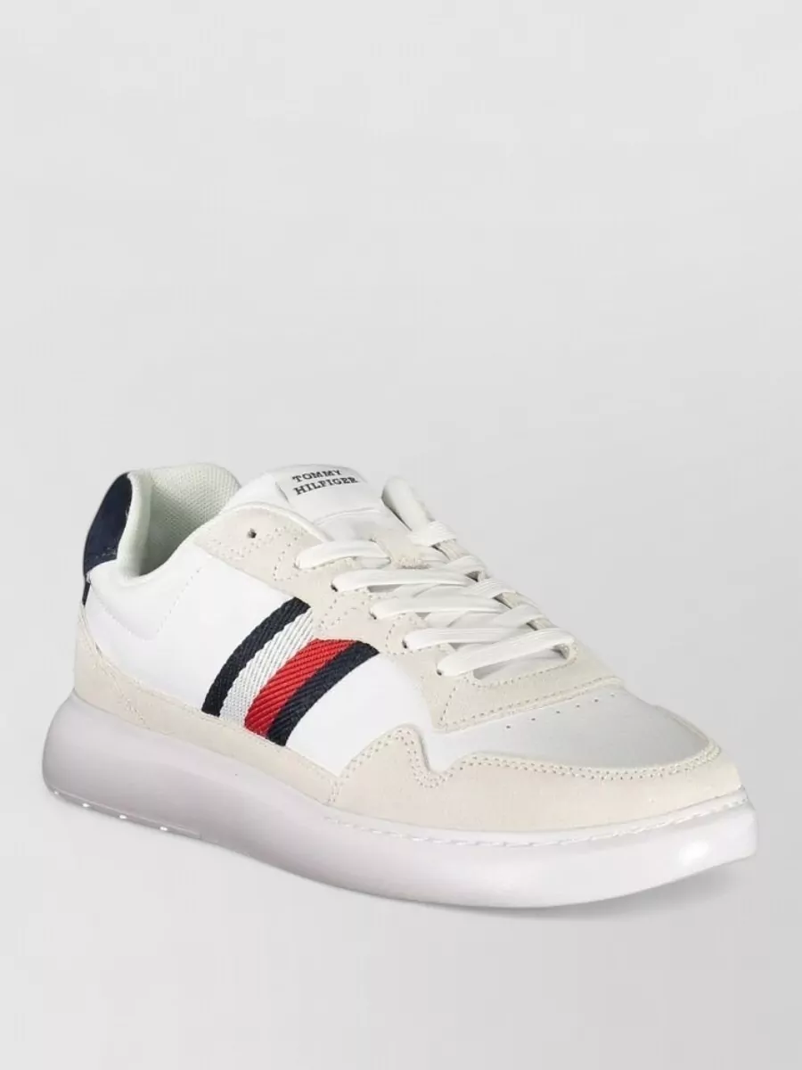 Tommy Hilfiger Leather Lace-Up Sneakers