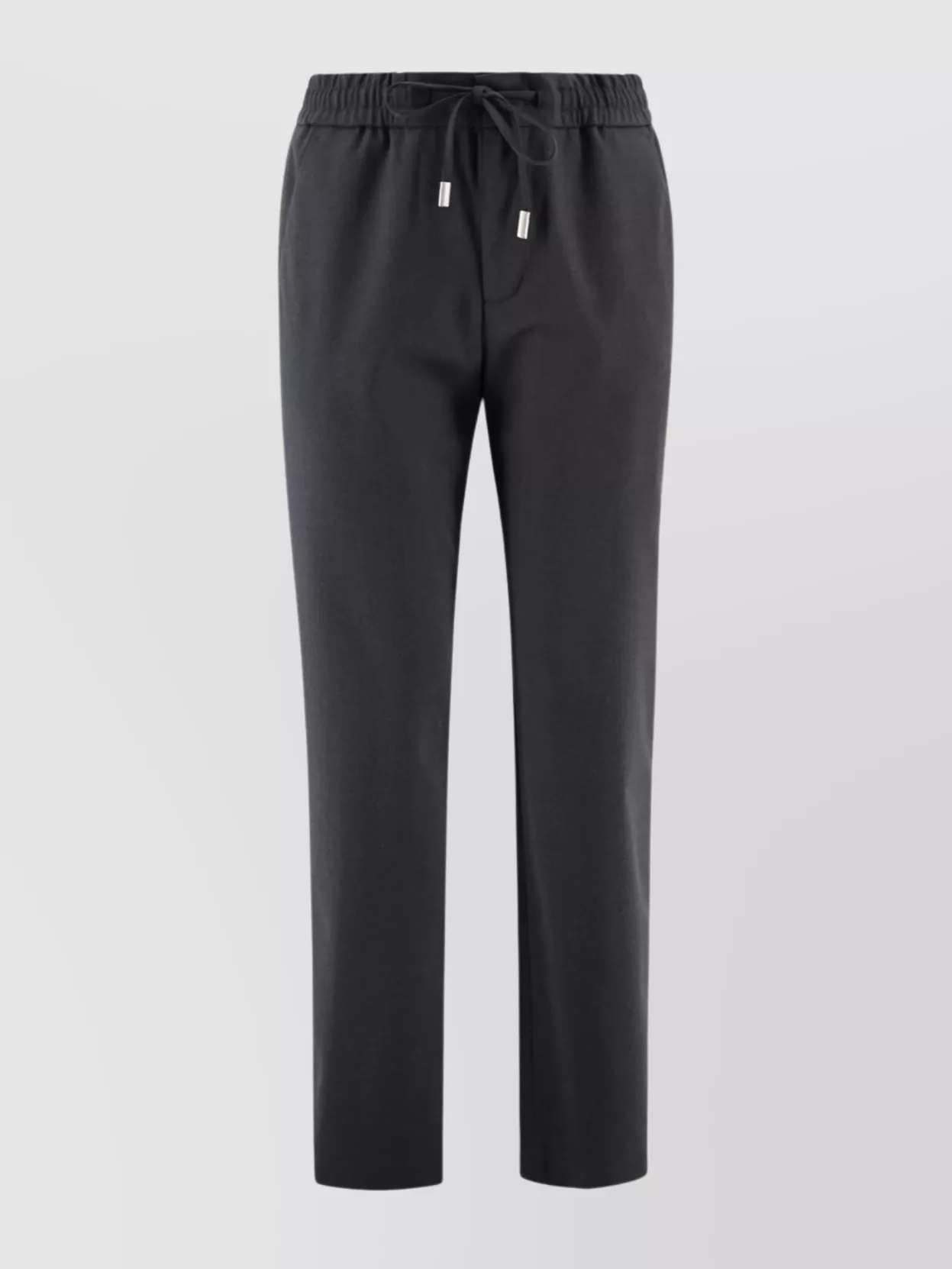 Pt Torino Tailored Wool Blend Straight Leg Trousers In Black