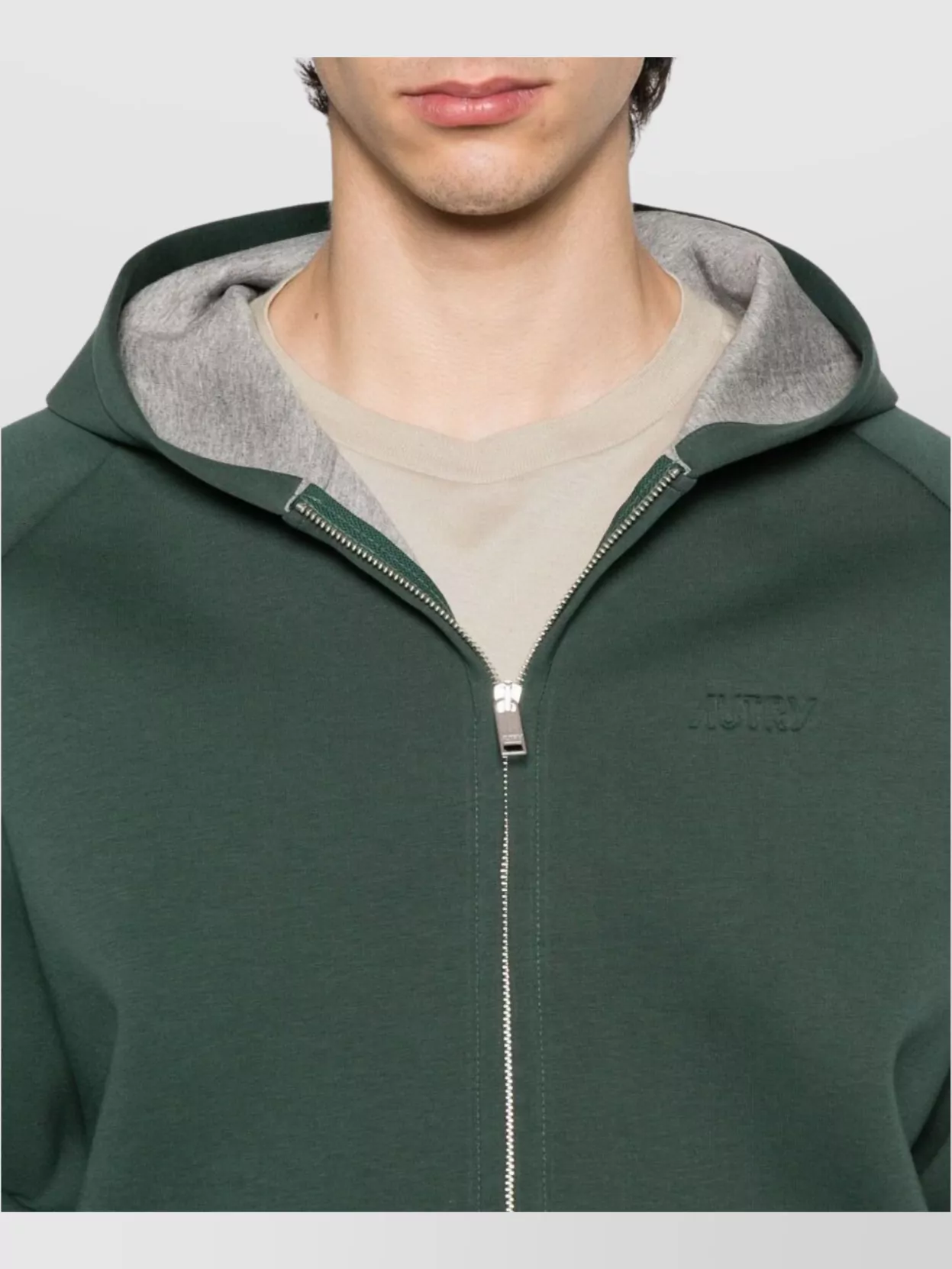 Autry Oversized Hooded Neoprene Jacket
