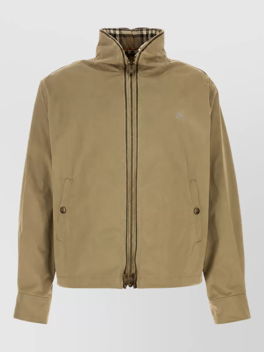 Burberry Cotton single-breasted coat
