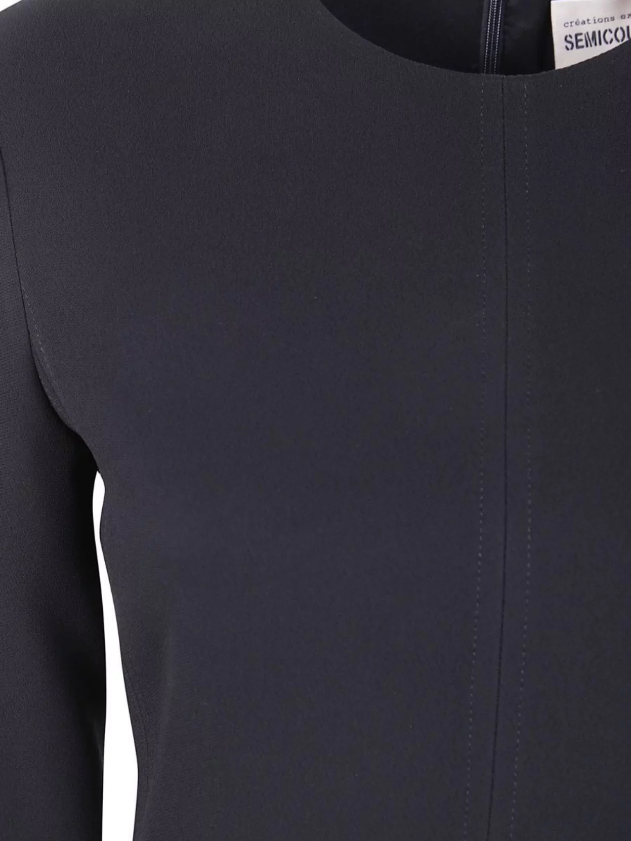 Semicouture Dress With Long Sleeves And Pockets