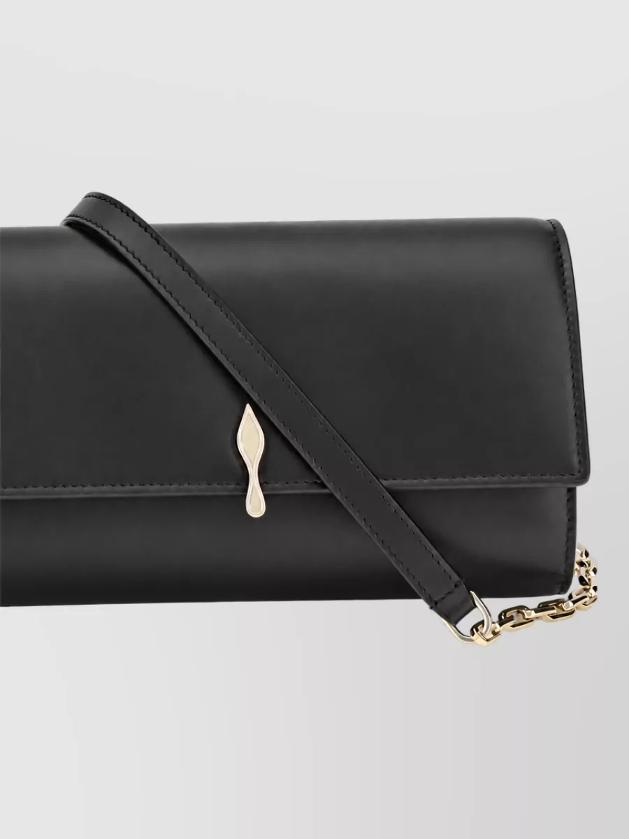 Christian Louboutin Leather Bettina Chain Wallet