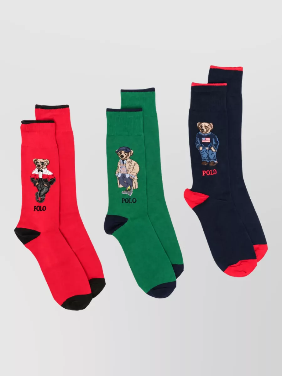 Polo Ralph Lauren crew socks 3 pack