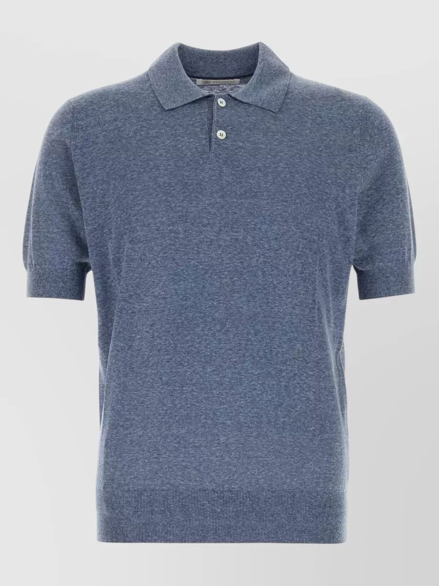 Brunello Cucinelli Linen And Silk Polo Shirt