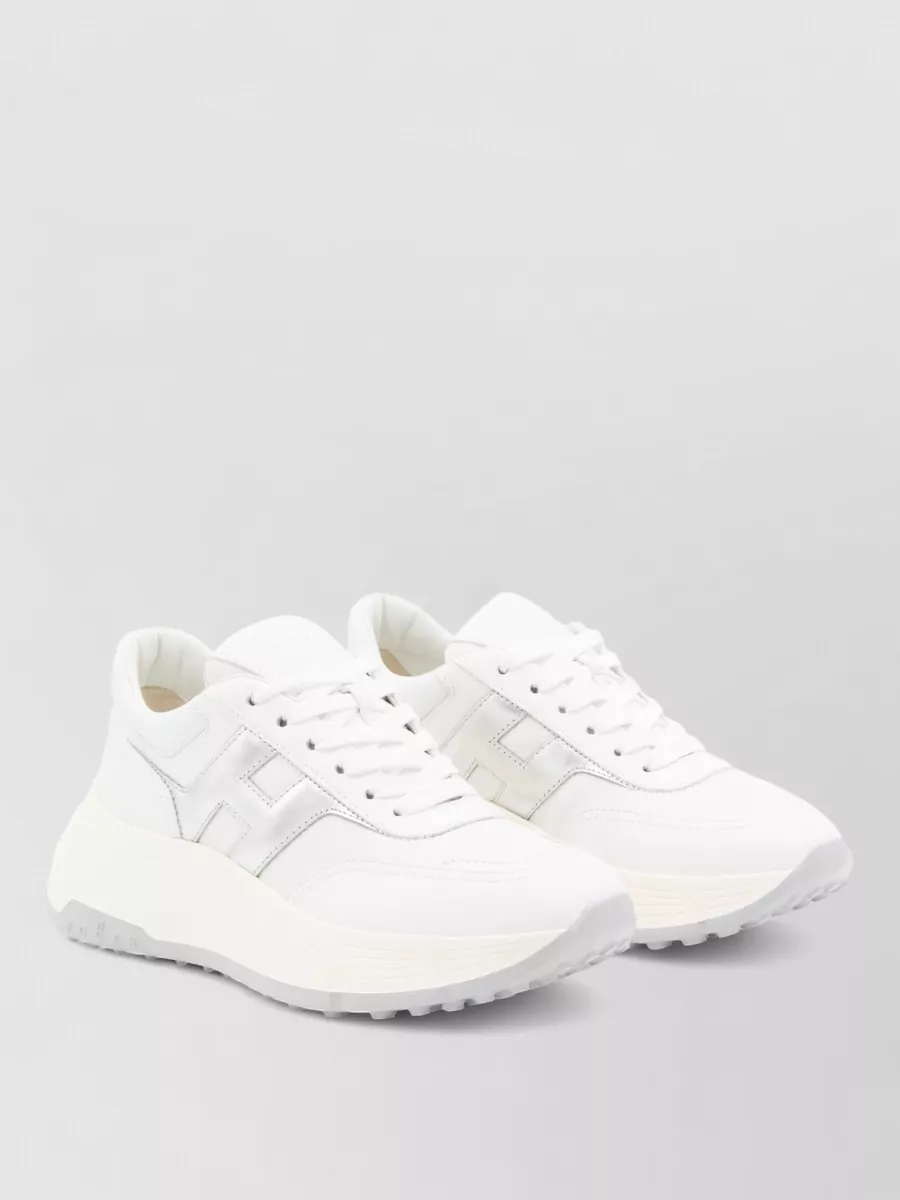 Hogan Platform Low Top Sneakers Contrast Sole