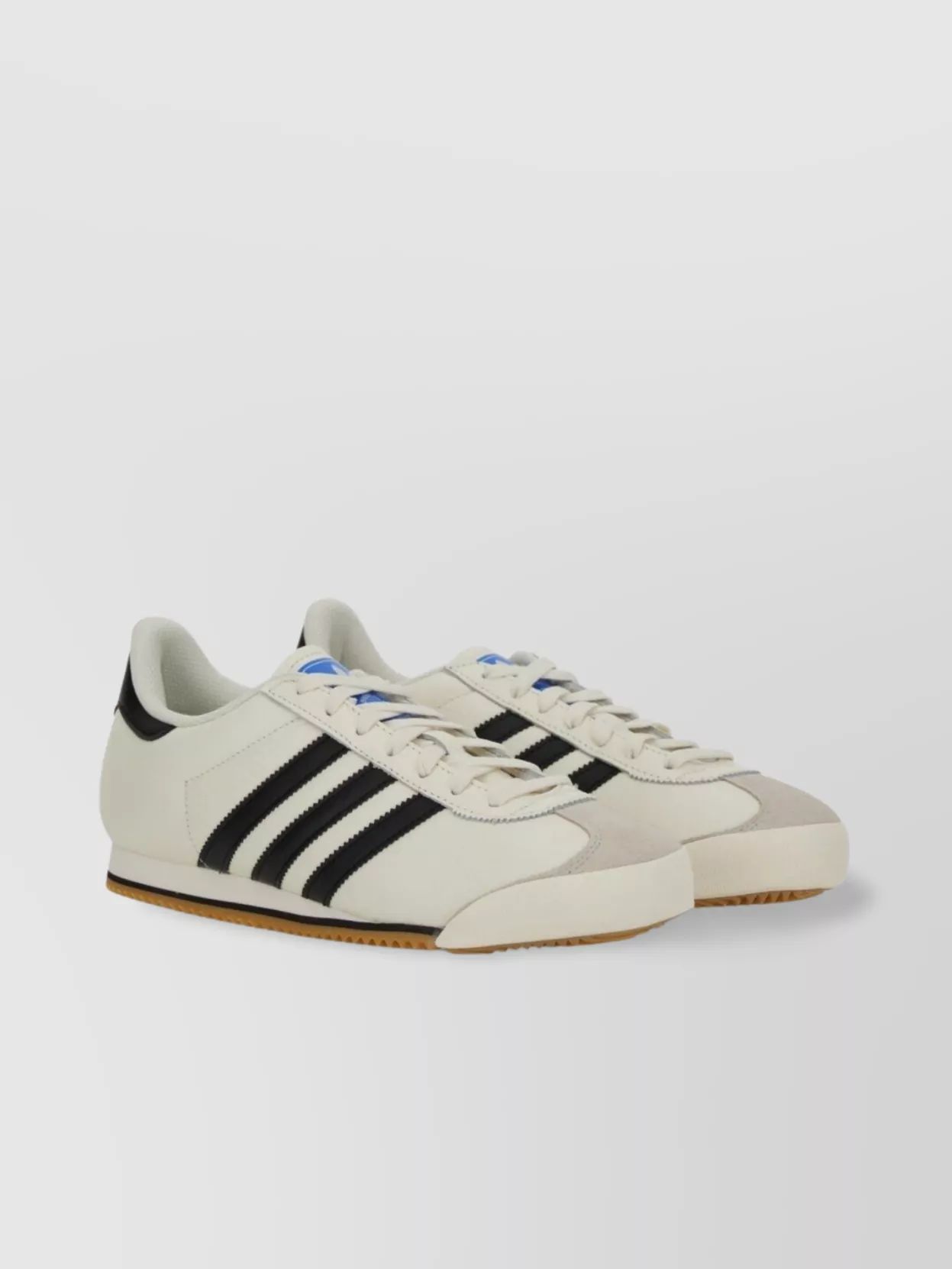 Adidas Originals Low-Top Rubber Sole Sneaker With Contrast Stripes