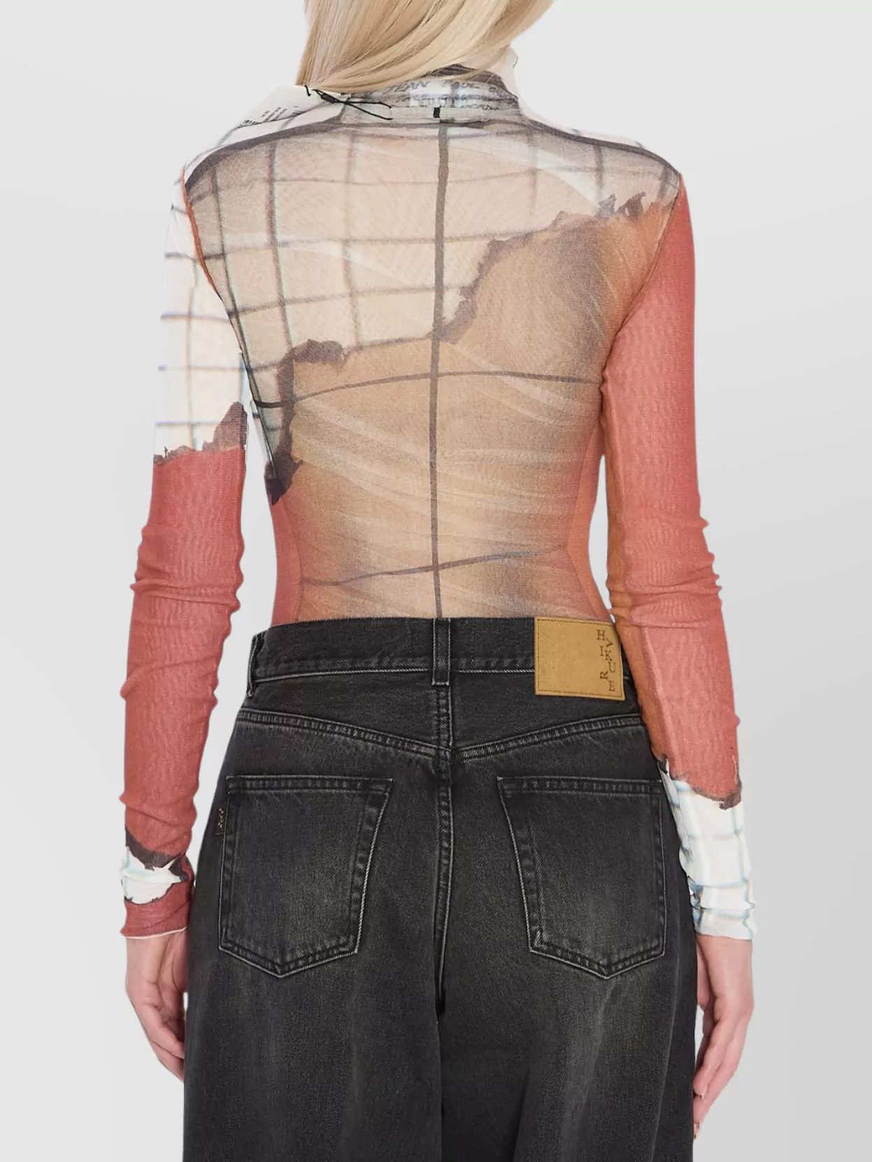 Jean Paul Gaultier Fire Bodysuit In Neutral