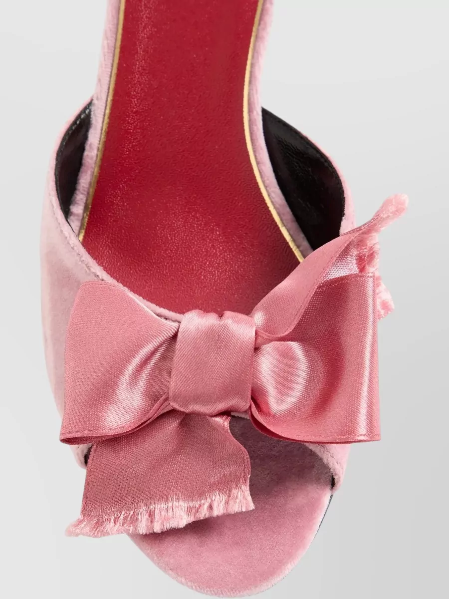Valentino Leather Slide Mules