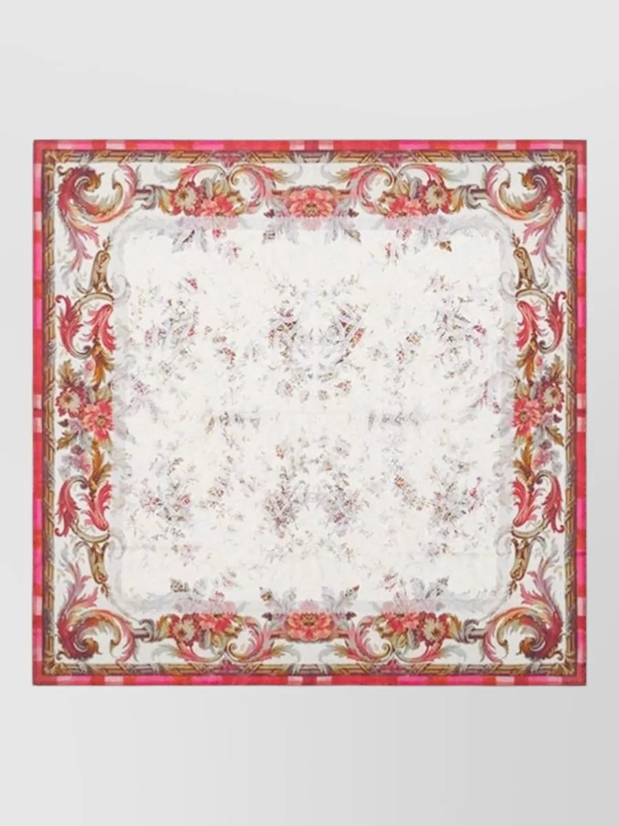 Pierre Louise Mascia Floral-Print Silk Scarf