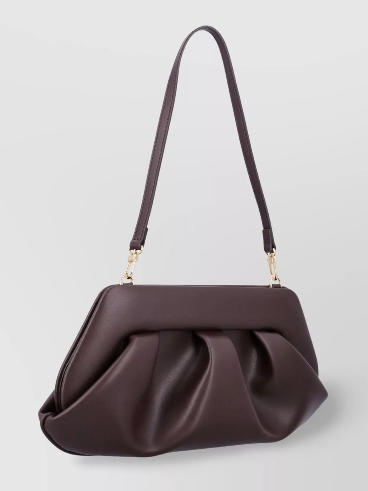 Themoirè Compact Vegan Leather Shoulder Bag