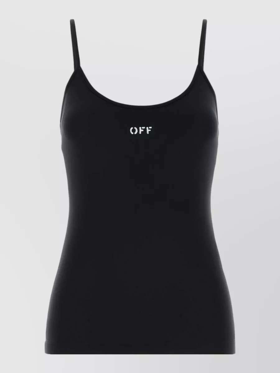 Off-White Stretch nylon tank top