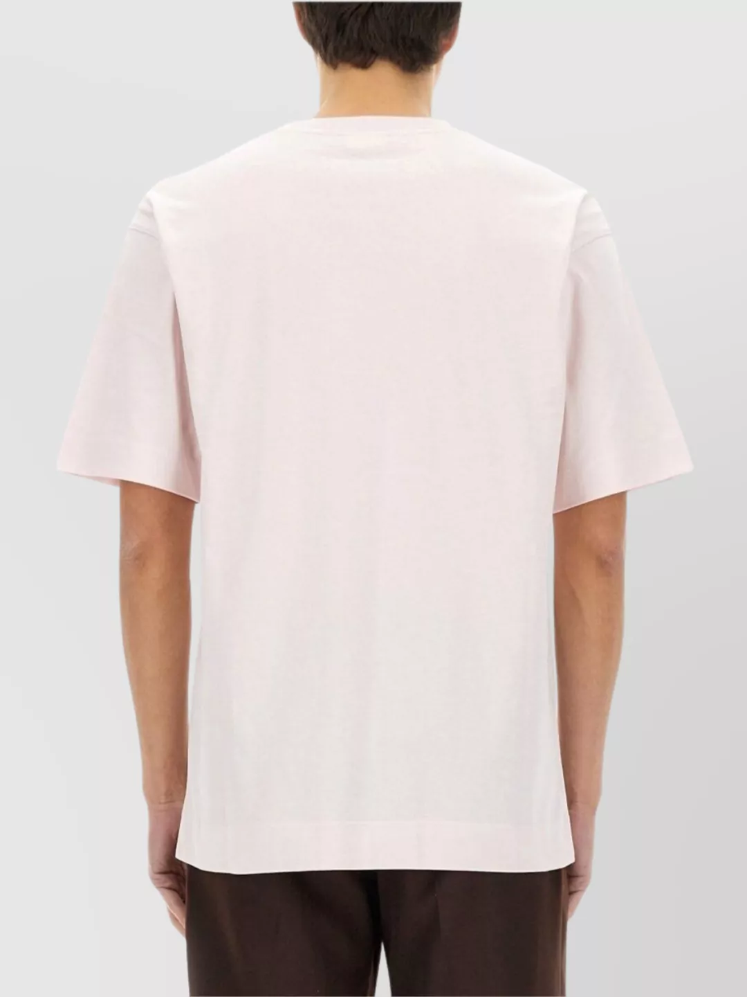 Dries Van Noten Crew Neck Short Sleeve Cotton T-Shirt