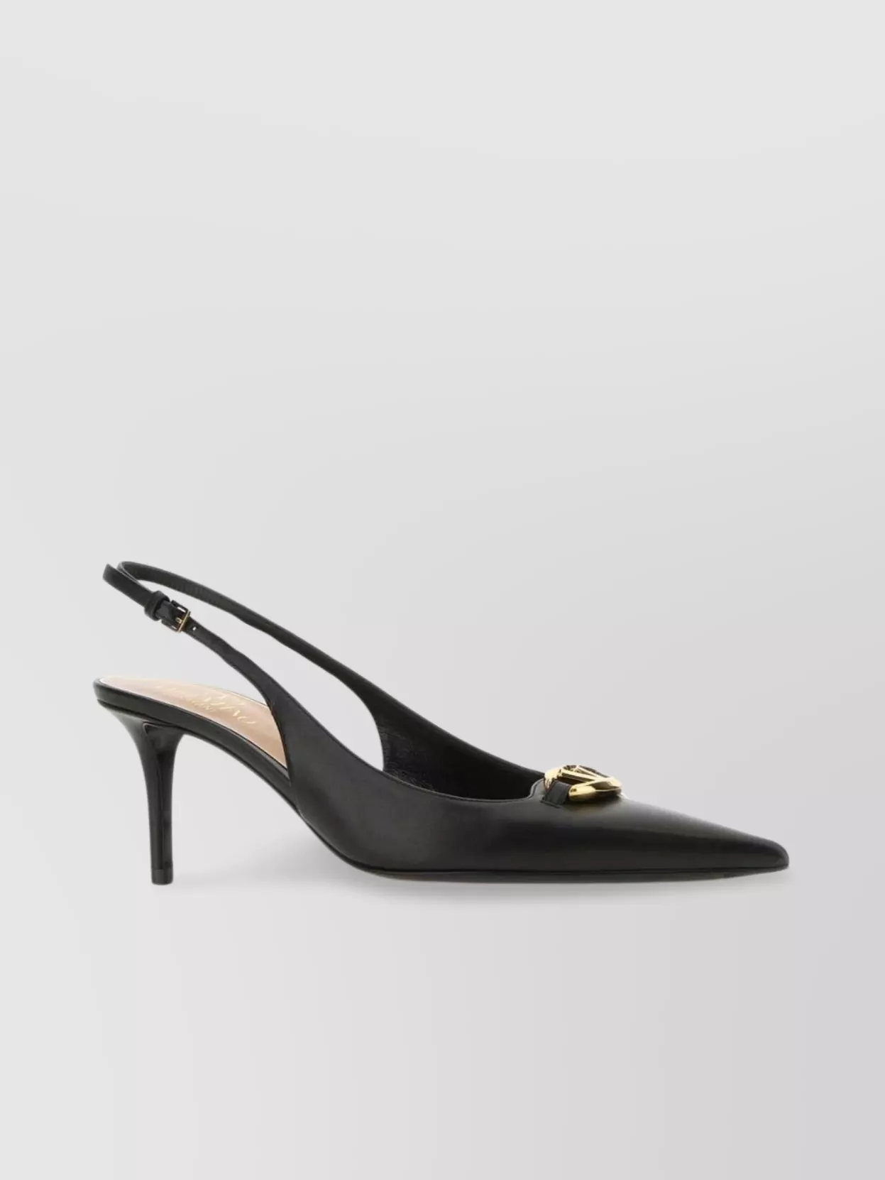 Shop Valentino Kitten Heel Pointed Toe Shoes