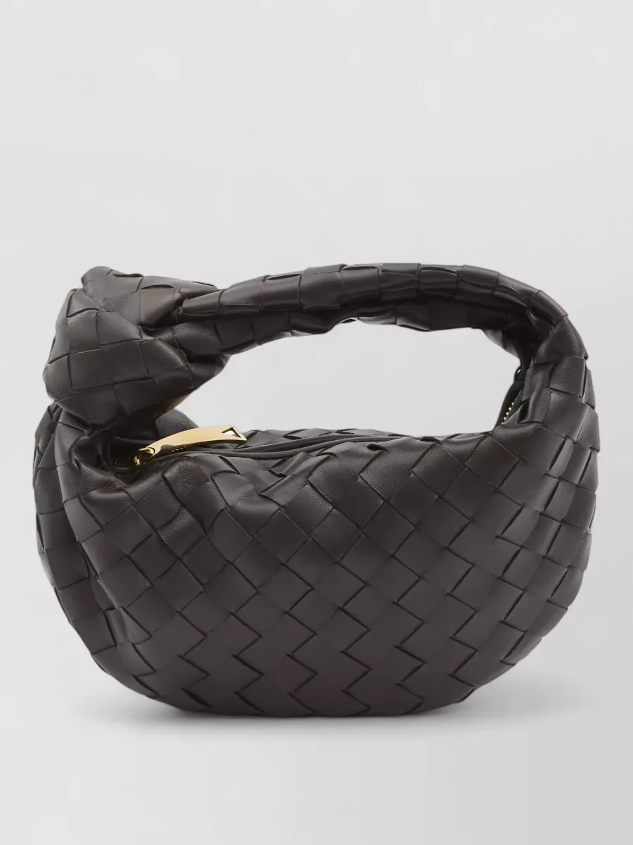 Bottega Veneta jodie mini leather clutch bag