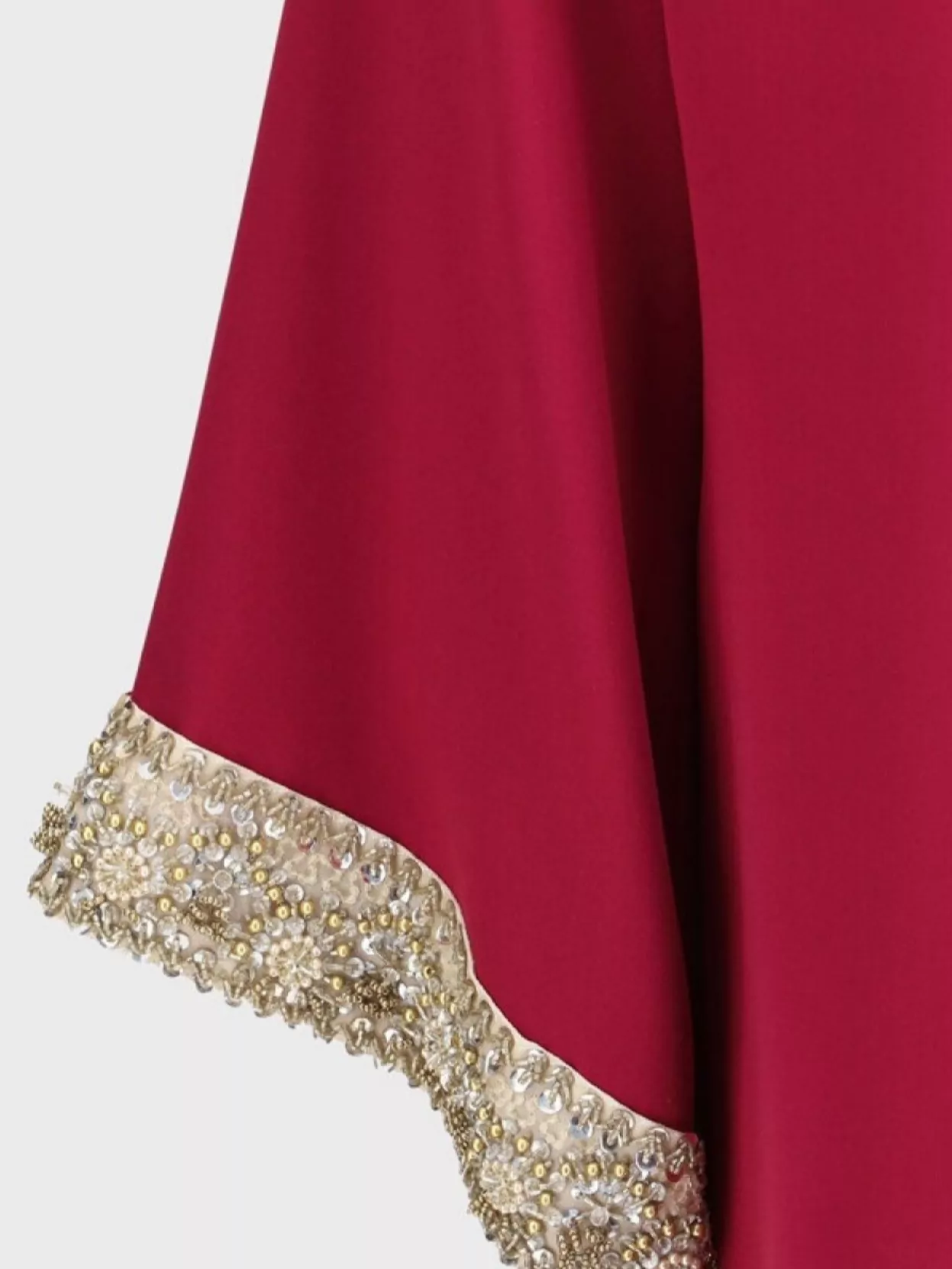Valentino Jewel Top With Embellished Flared Sleeves
