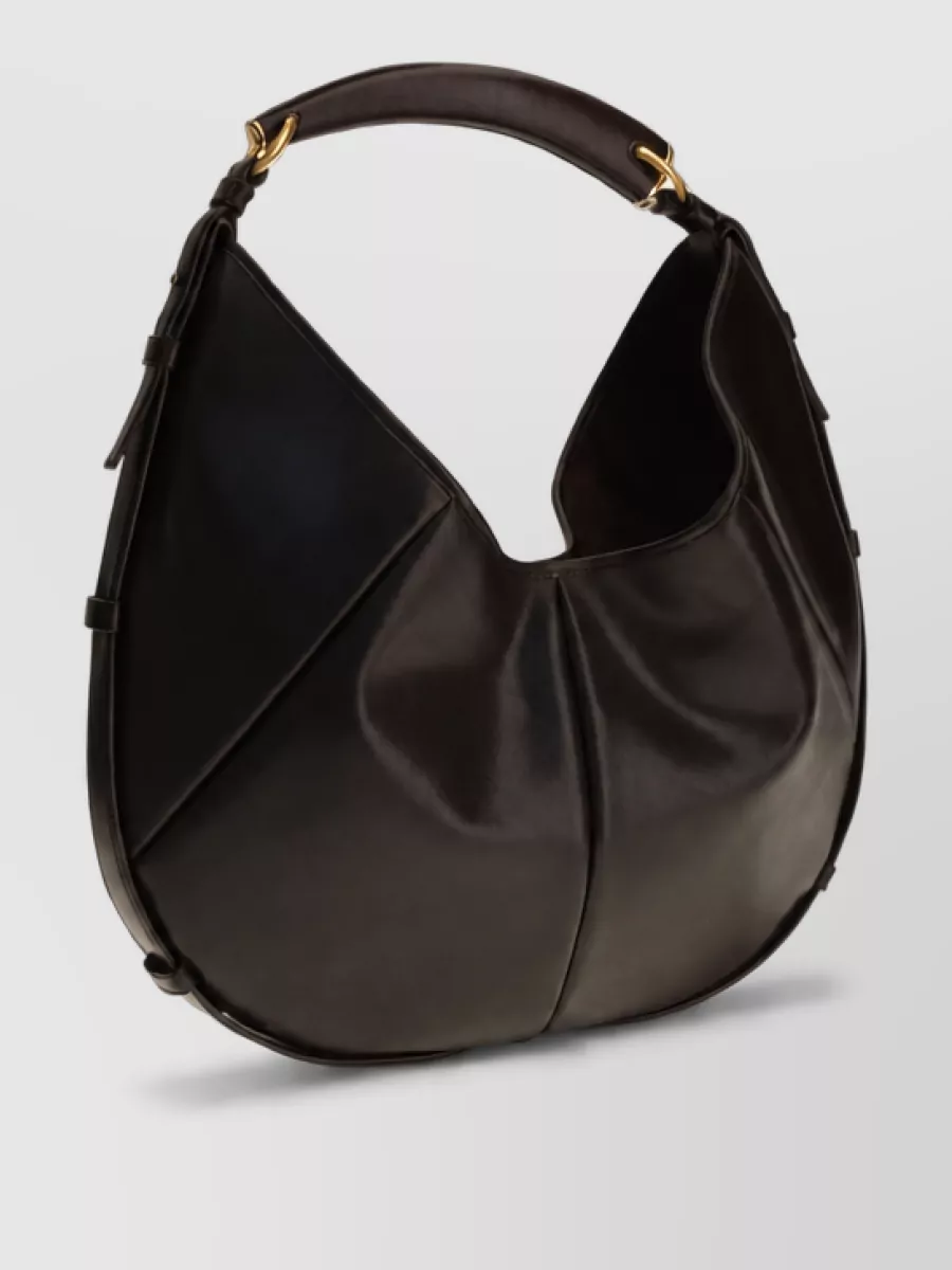 Saint Laurent Calf Leather Shoulder Bag