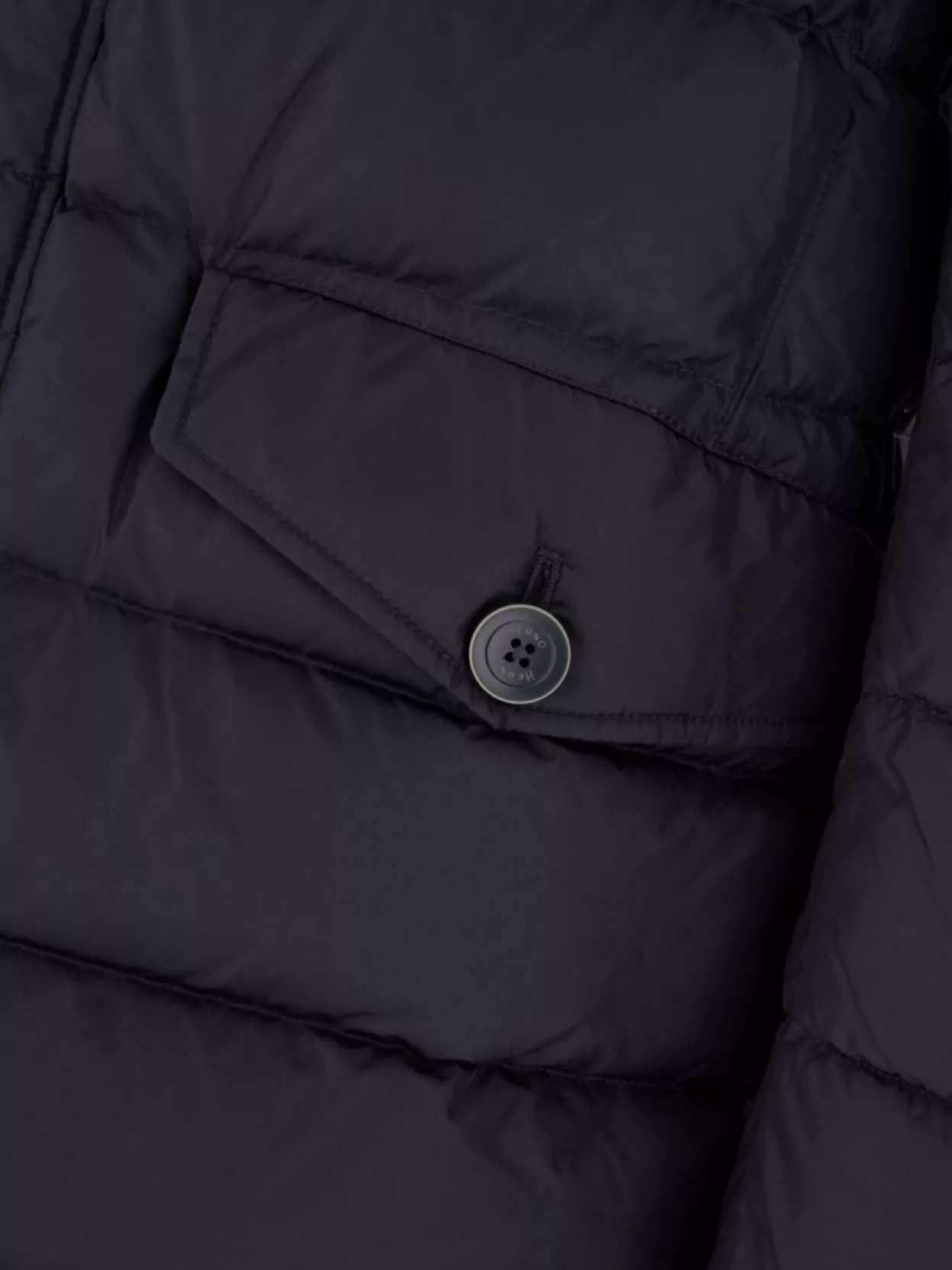 Herno Midnight Blue Nylon Down Jacket