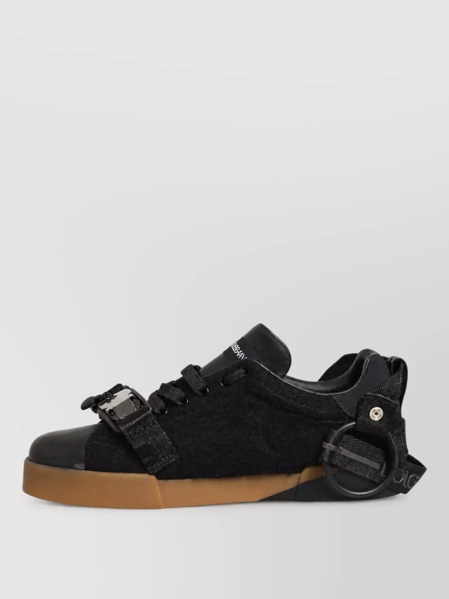 Dolce&Gabbana Leather Low-Top Sneakers