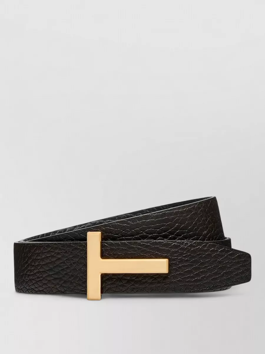 Tom Ford grained leather belt