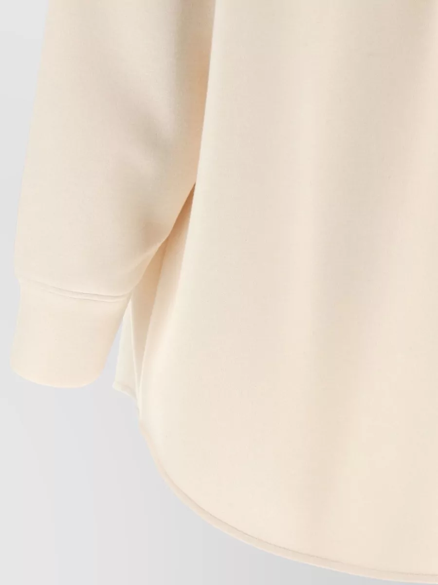 Fabiana Filippi Cashmere Scuba Long Sleeve Shirt Top