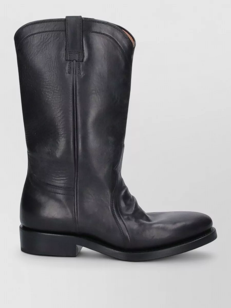 Jil Sander Leather Ankle Boots
