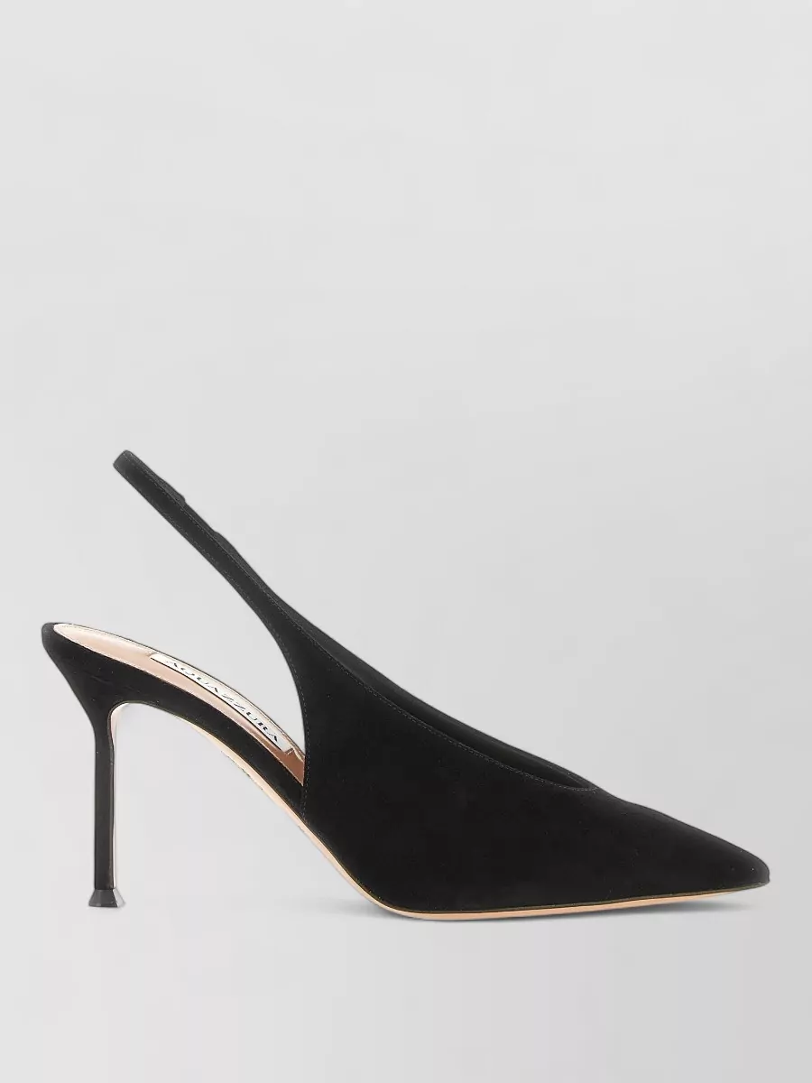 Aquazzura Leather Slingback Mules
