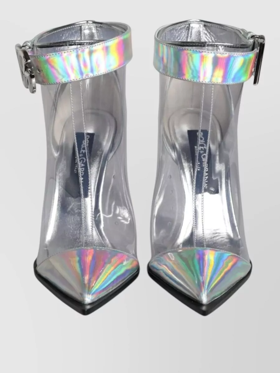 Dolce&Gabbana Pvc Pointed Ankle Boots