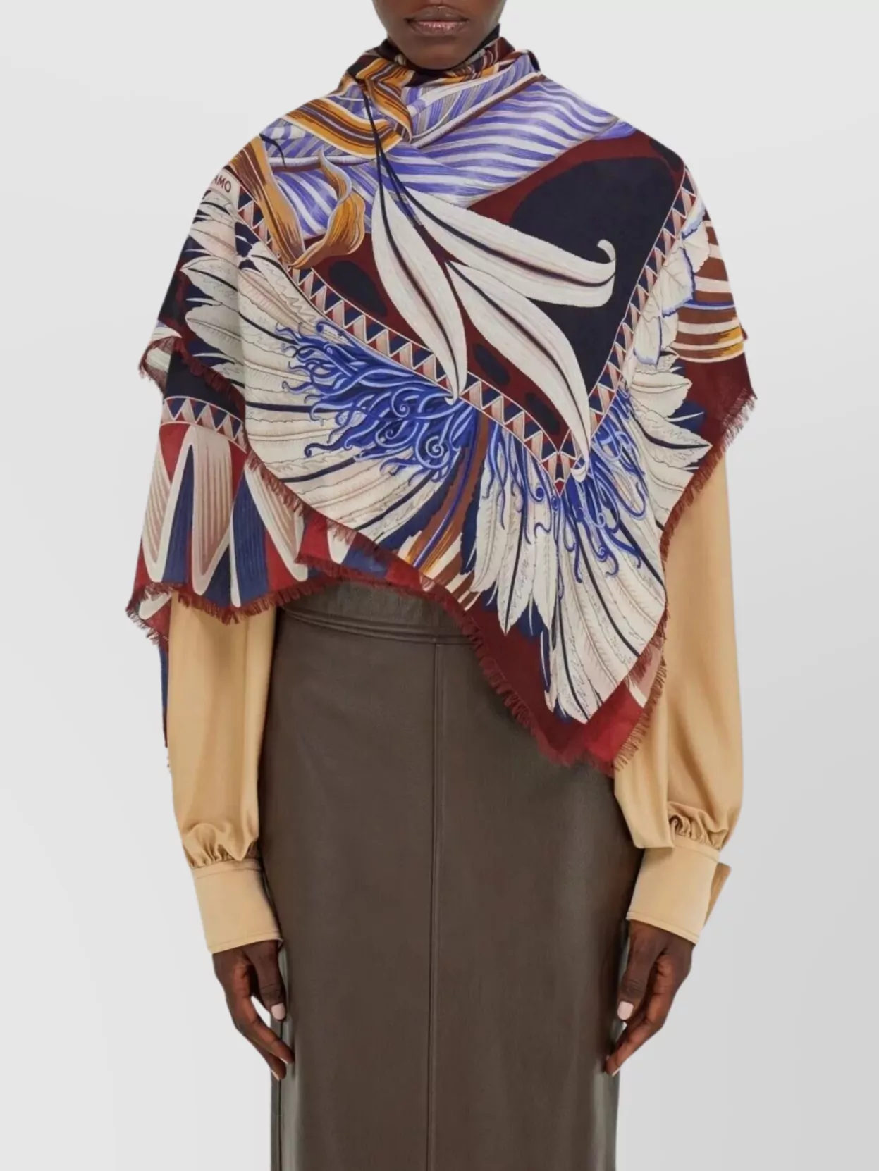 Ferragamo Butterfly-print Silk Scarf