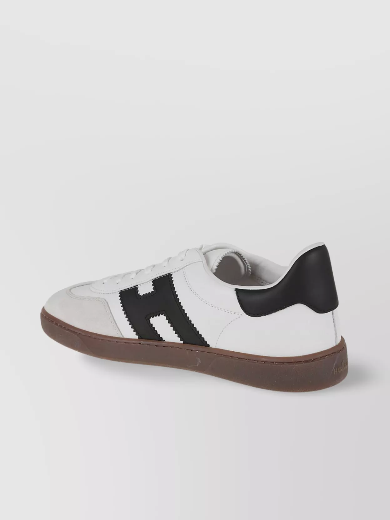 Hogan Leather Sneakers With Rubber Sole