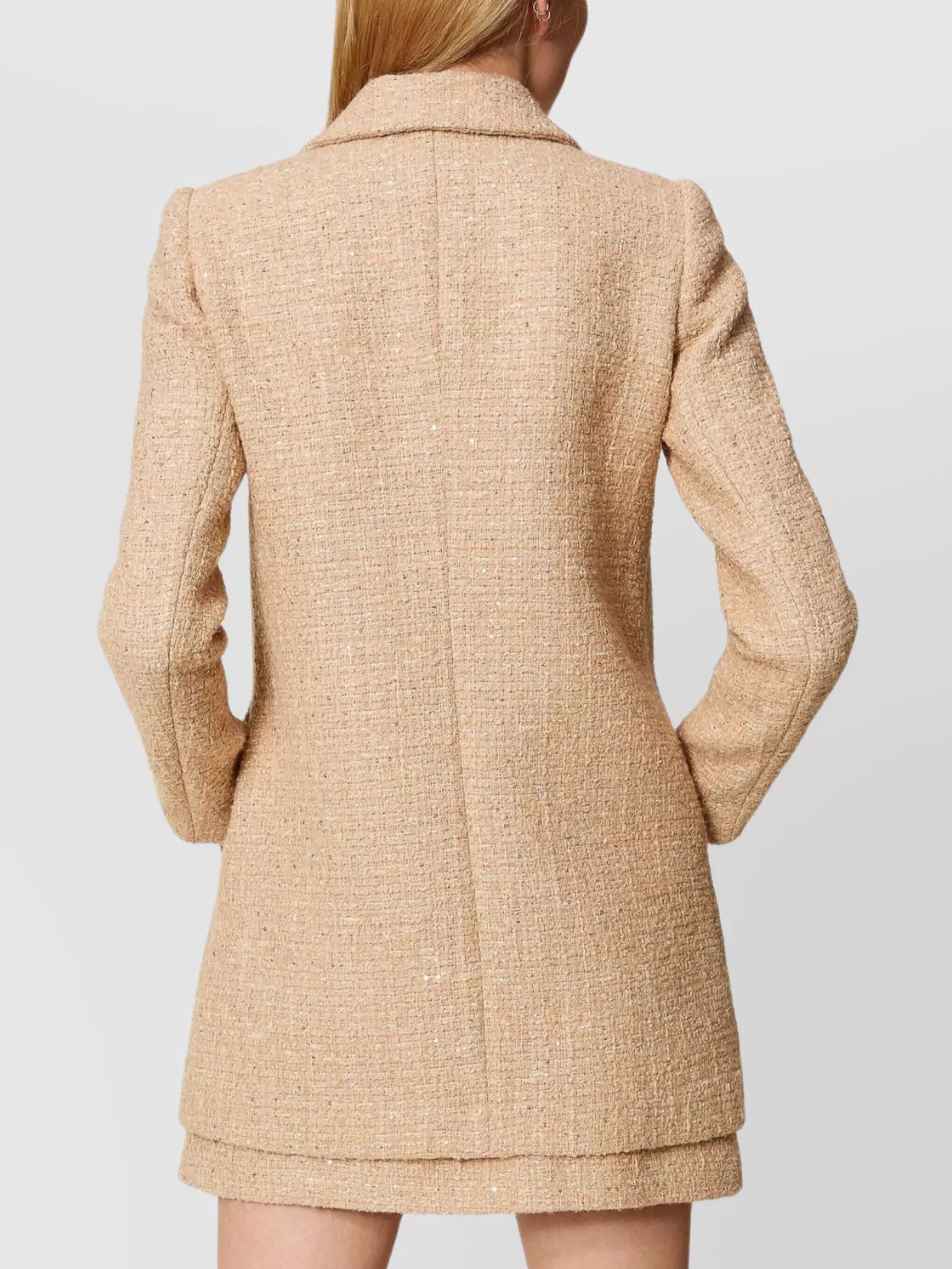 Twin-Set Double-Breasted Coat Notched Lapels