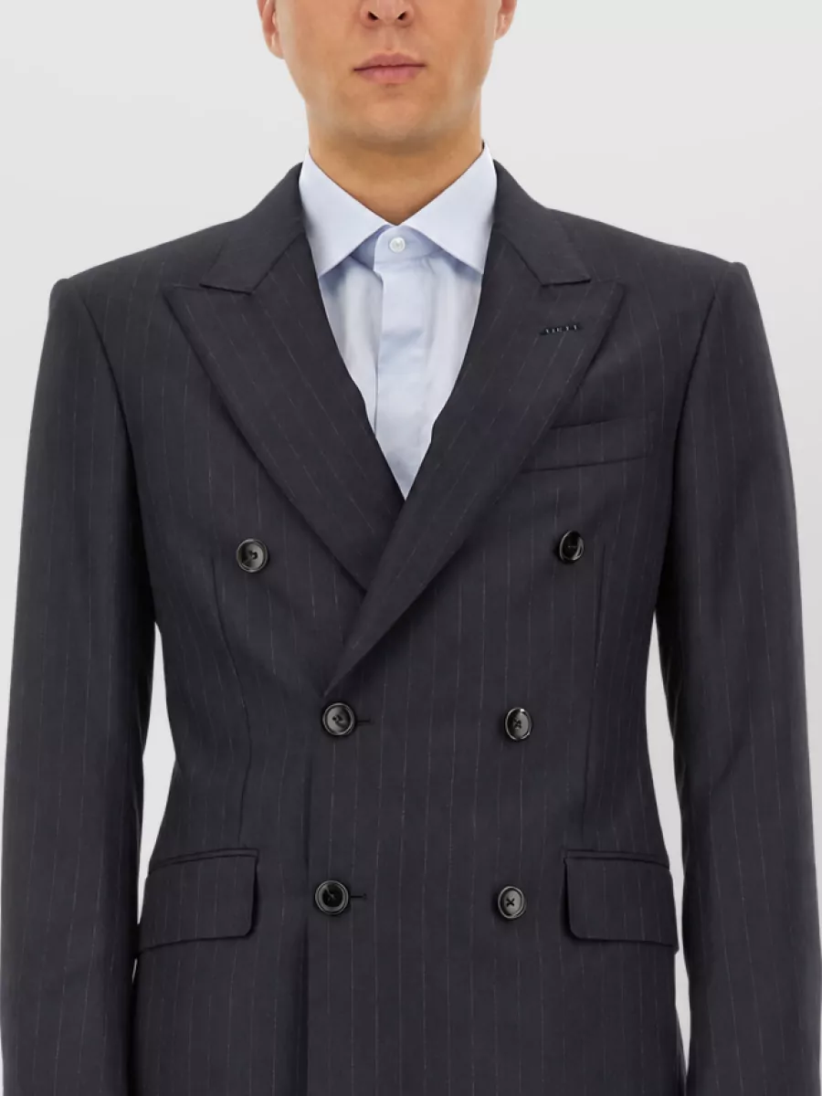 Tom Ford pinstripe wool suit jacket