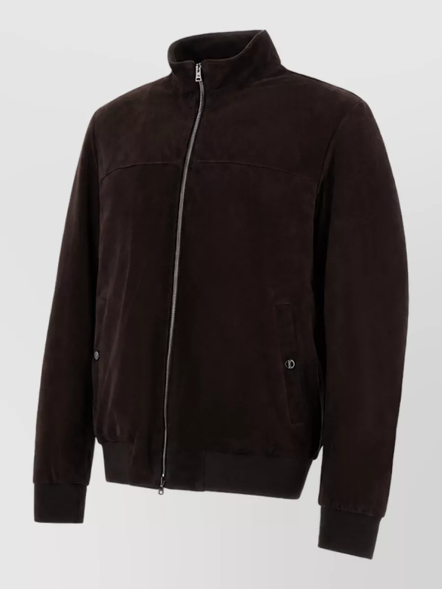 Herno Leather Blazer