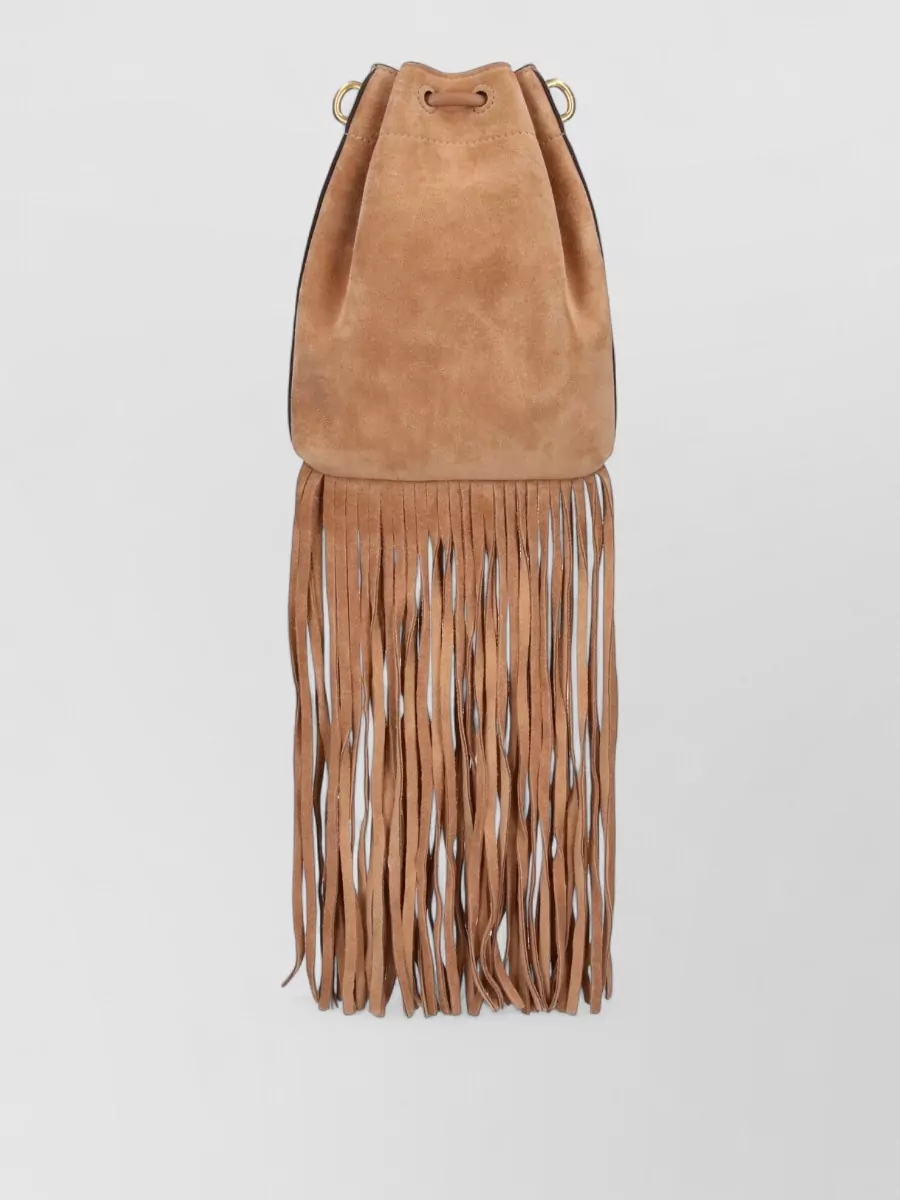 Jimmy Choo Bon Bon Leather Bucket Bag