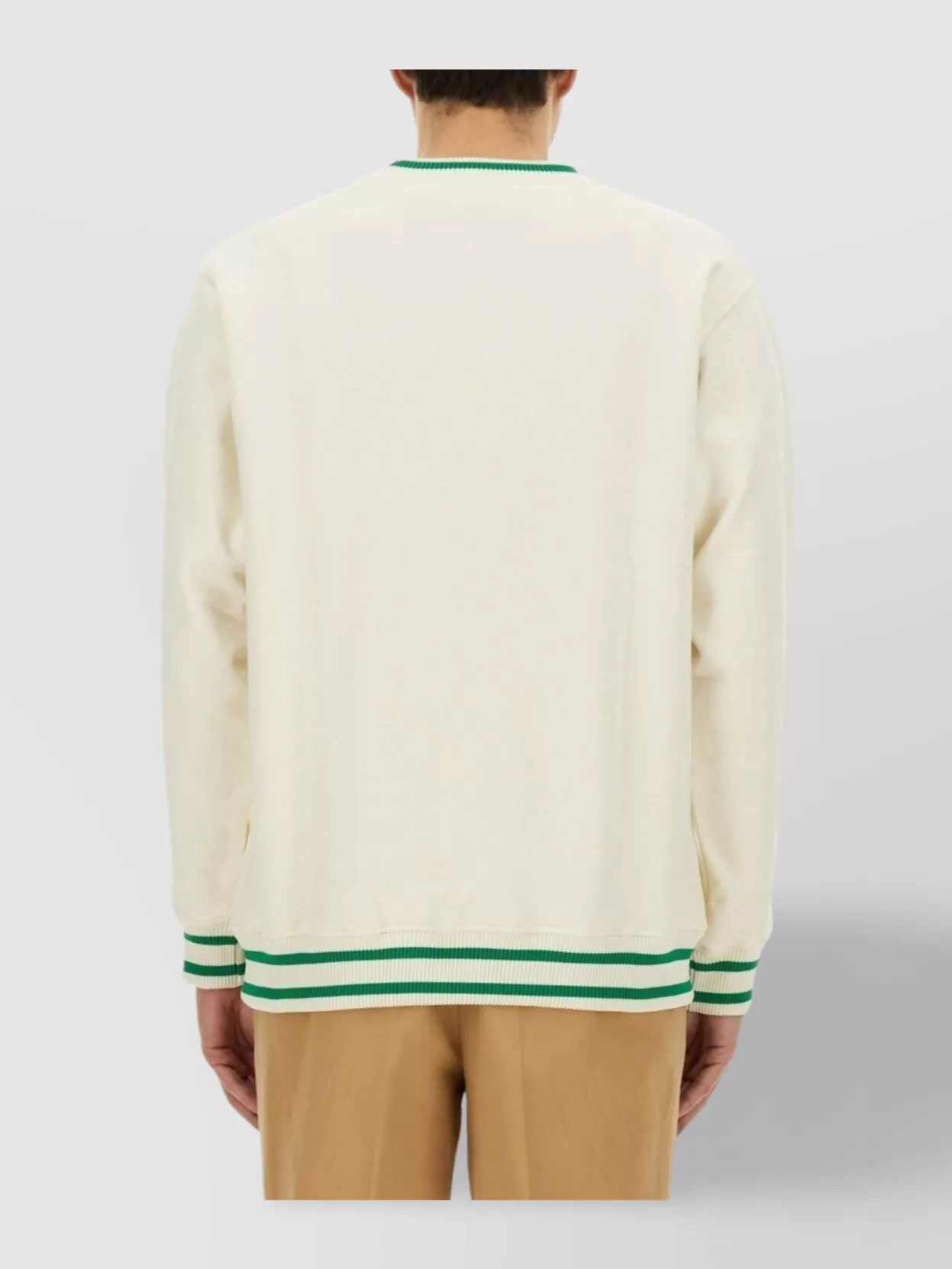 Drôle De Monsieur "Timeless" Ribbed Crew Neck Sweatshirt