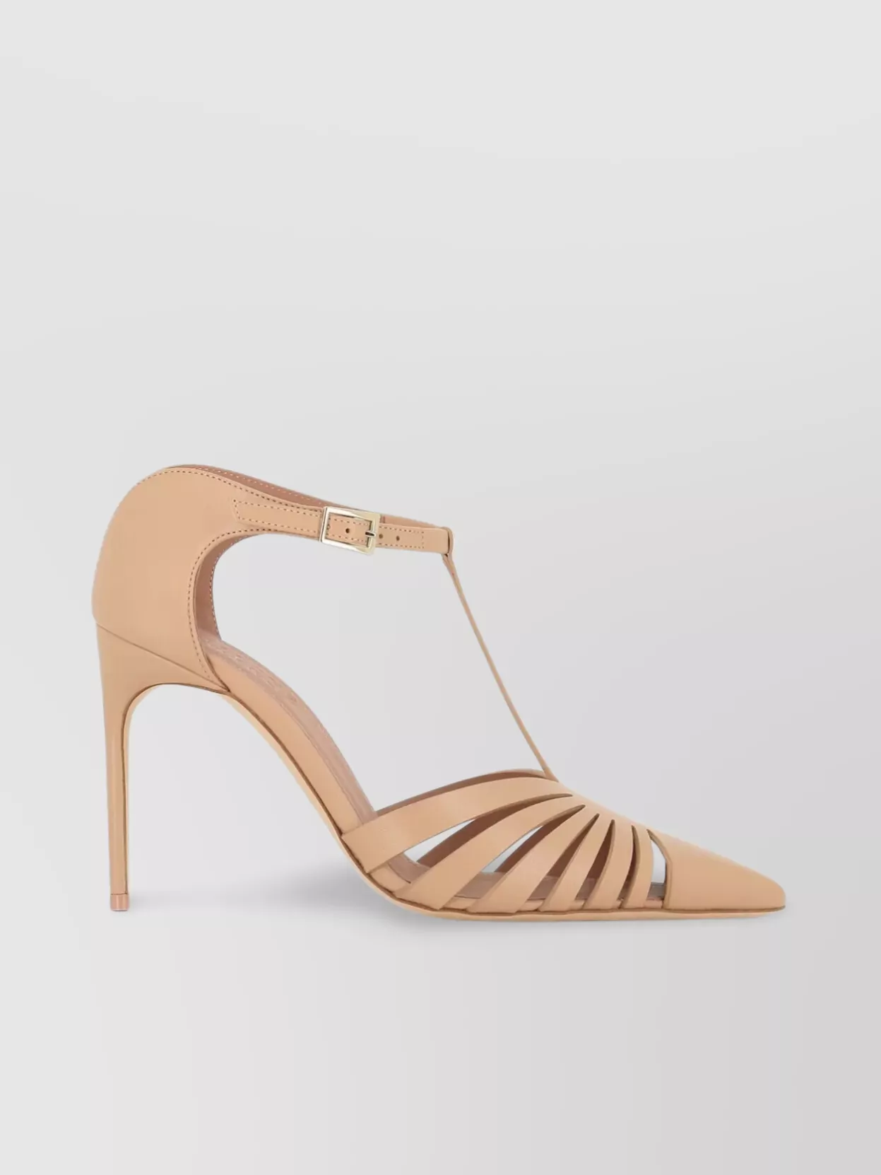 Malone Souliers Strappy T-Bar Stiletto Sandals