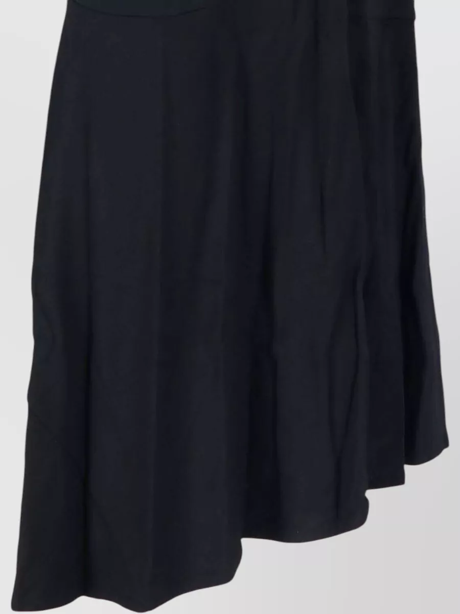 Junya Watanabe Wool Knee-Length High-Waisted Skirt