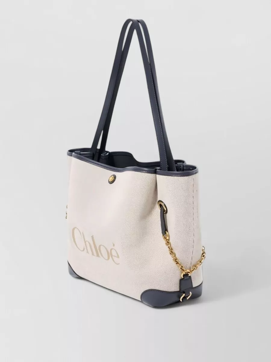 Chloé Woody Cotton Tote Bag